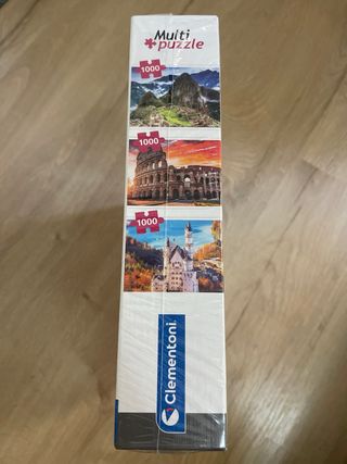 3 puzzles con 1000 piezas Clementoni SIN ABRIR