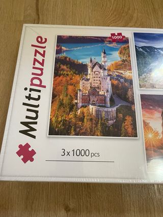 3 puzzles con 1000 piezas Clementoni SIN ABRIR