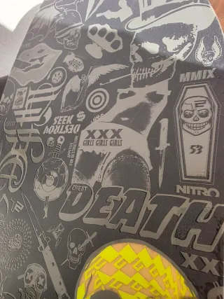 Tabla de snow nitro con fijaciones