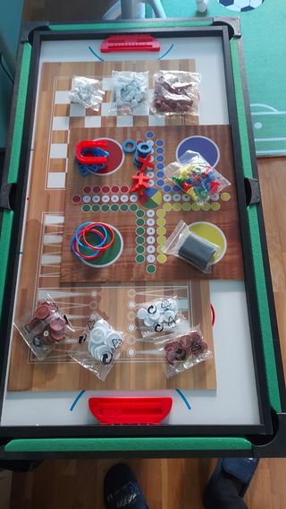 Mesa multijuegos. Futbolin, Billar, etc