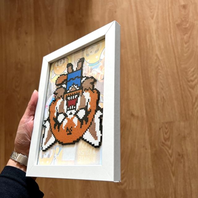 Cuadro Aggretsuko Hama Beads