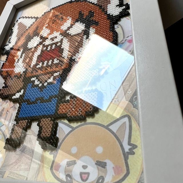 Cuadro Aggretsuko Hama Beads