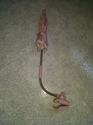 Parasol y mochila de juguete