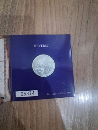 Moneda 3€ plata ruta quetzal