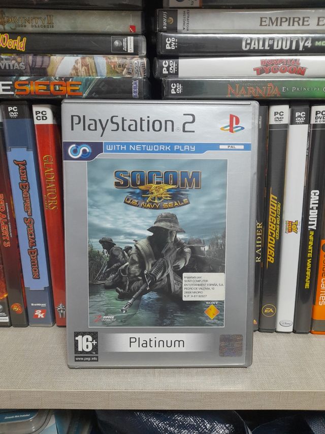 Videojuego PlayStation 2 socom us navy