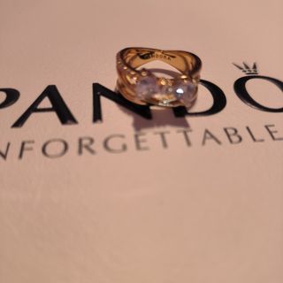 Anillo lazo dorado talla 52
