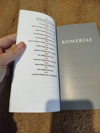 Libro "Romerias y santuarios de Galicia"