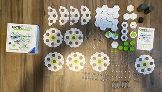 Gravitrax Starter + espansione Tunnel + catapulta