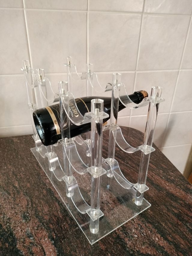 Botellero metacrilato para 9 botellas 