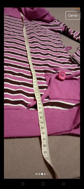 Vestido manga larga cuello alto