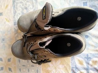 Zapatos seguridad Kansas serraje gris 45