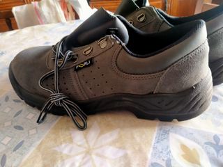 Zapatos seguridad Kansas serraje gris 45