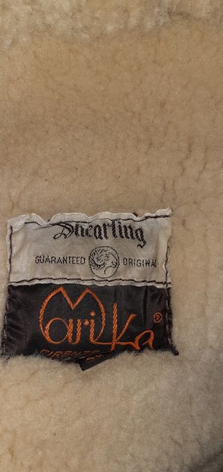 Giaccone donna pelle marrone tg. 46/48 i