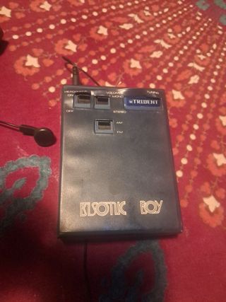 Radio con auricular vintage