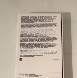 iPhone 12 negro 64 Gb