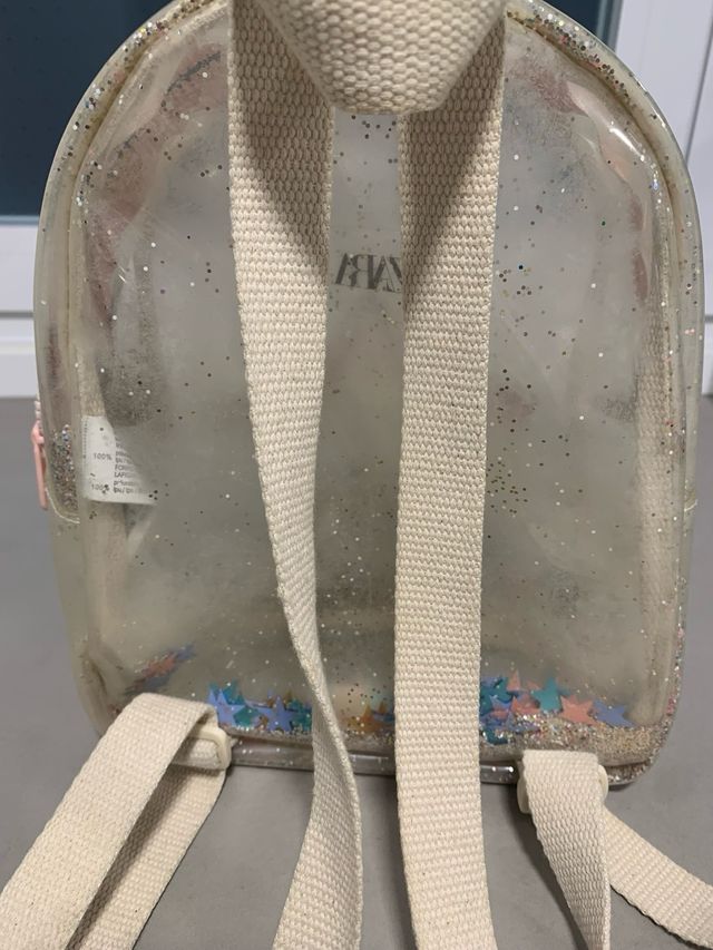 Mochila con brillantina