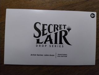 Mtg Secret Lair: Artist Series John Avon Foil Seal