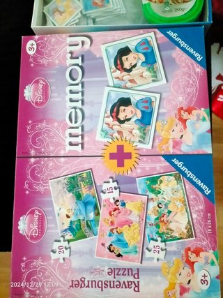 Puzzle Disney y Memoria