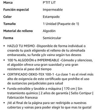 Funda de Almohada embarazada