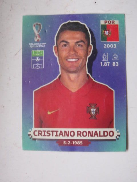 cromo Cristiano Ronaldo Portugal mundial Qatar 22