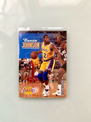 Carta NBA de Magic Johnson #358, Skybox 92-93 
