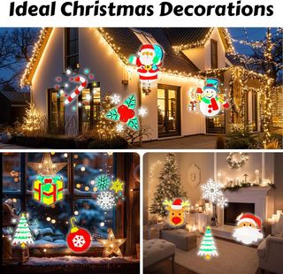 Proiettore LED Annefly Decorazioni Natale, Pasqua