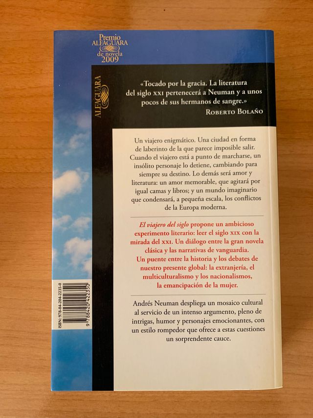 El viajero del siglo (Premio Alfaguara de novela 2