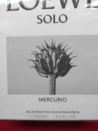 SOLO LOEWE MERCURIO 100 ML. ORIGINAL PRE
