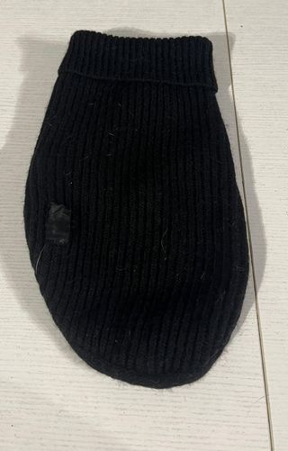 Maglioncino nero per cani