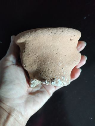 Parti di un'antica ceramiche