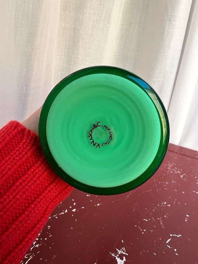 Vaso verde acqua Nason Moretti