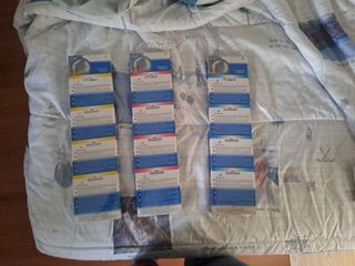 3 PACKS DE CINCO TINTAS DE IMPRESORA