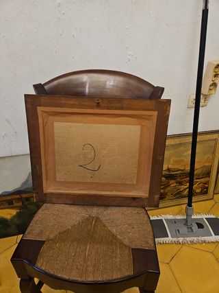 Cuadro con lámina de barco