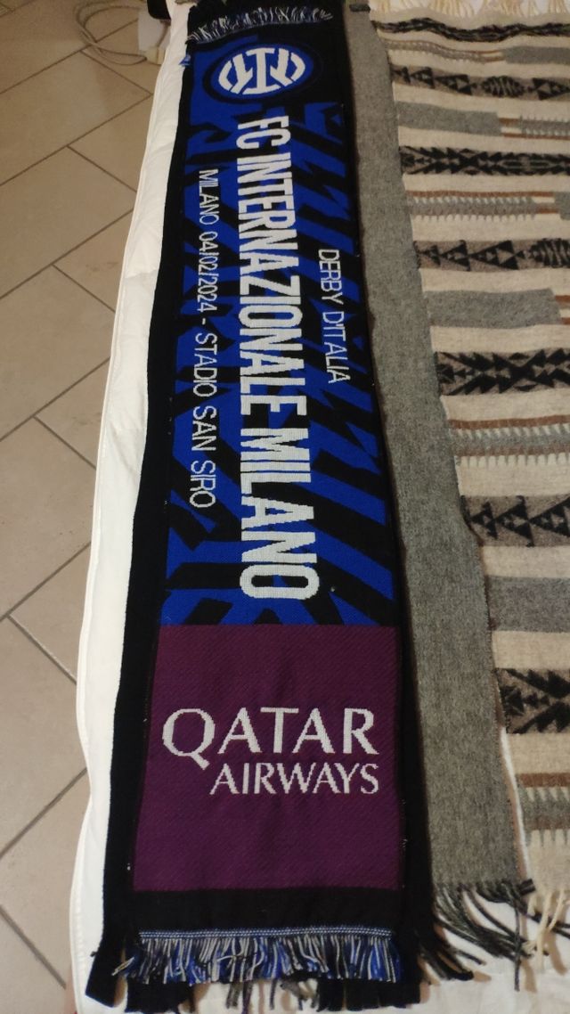 Sciarpa Inter Juve originale 2024