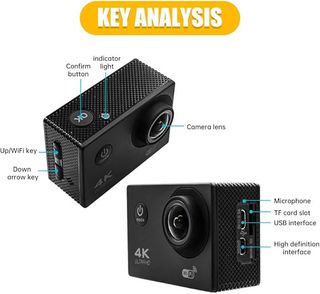 Cámara de acción 4K