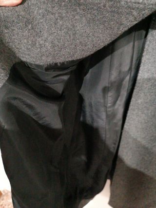 Abrigo Zara Vintage gris 42