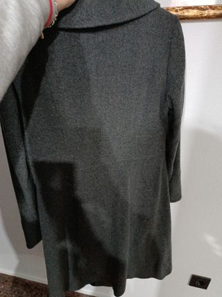Abrigo Zara Vintage gris 42