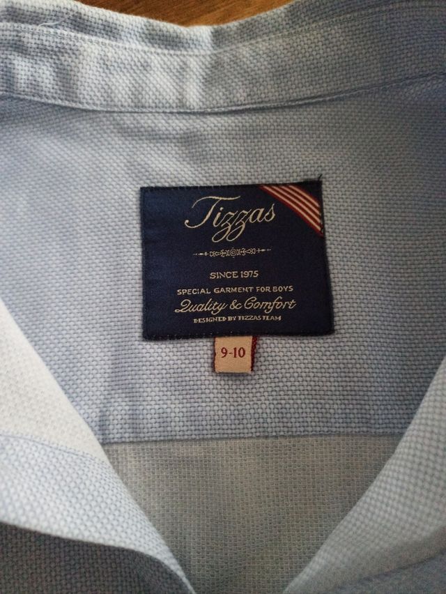 Camisa niño marca tizzas talla 9-10 años