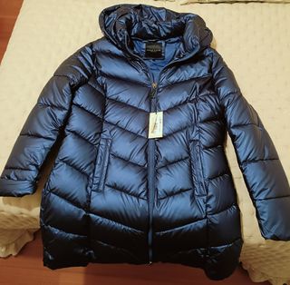 Abrigo azul "Polo Club" mujer