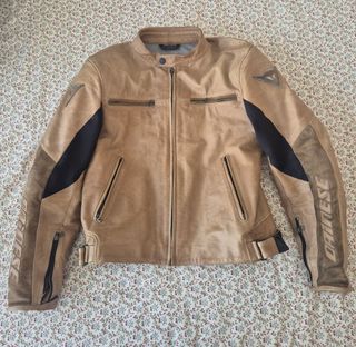 Chaqueta Marrón Dainese Stripes Tobacco