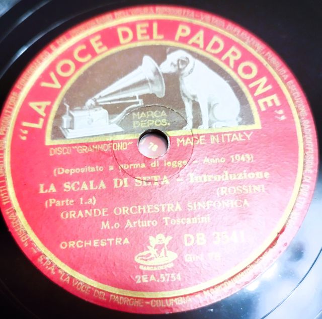 7 Dischi 78 giri 11' di musica lirica