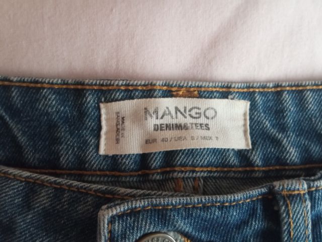 Falda vaquera Mango