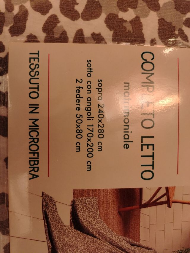 Lenzuola matrimoniale