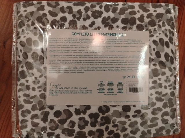 Lenzuola matrimoniale