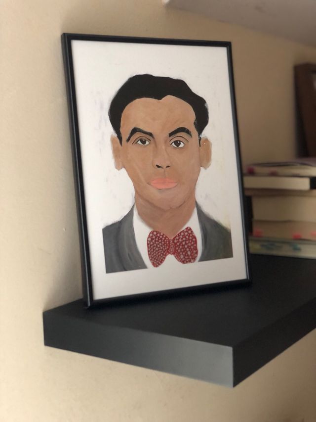Federico Garcia Lorca ilustración A4 escritores