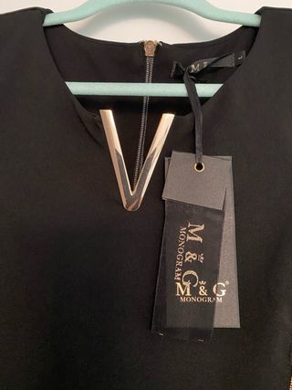 Vestido fiesta negro. Inspiación Valentino