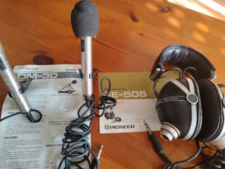 AURICULARES Y MICROFONOS VINTAGE PIONNER