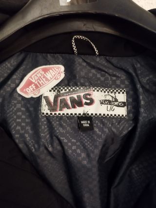 CHAQUETA SNOWBOARD VANS TALLA L NEGRO