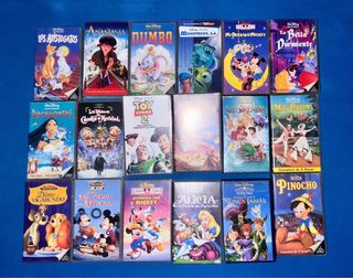 Lote de 18 Películas VHS de Disney