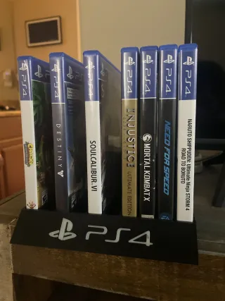 Soporte para 10 juegos de PlayStation 4